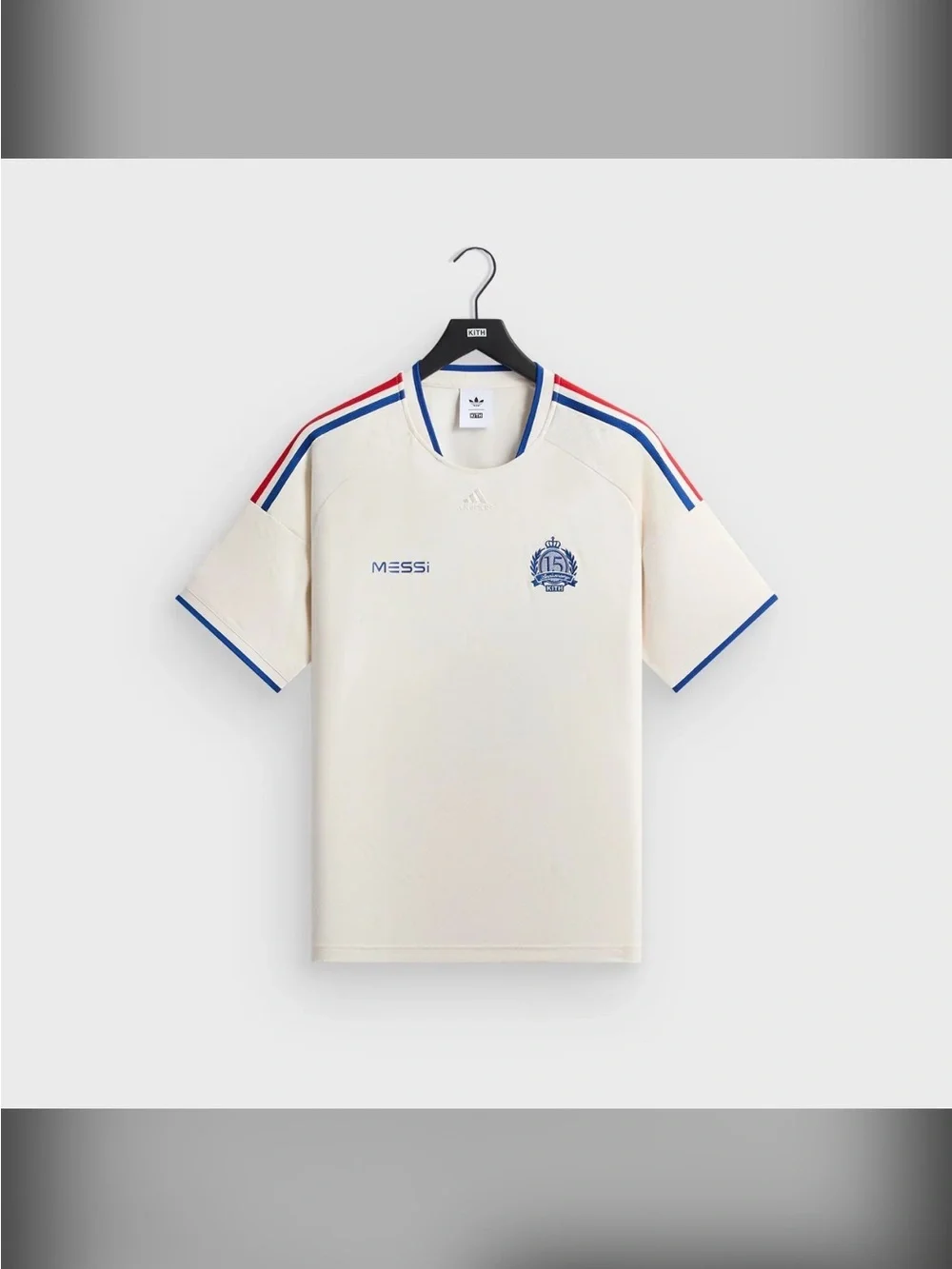 Kith x adidas Messi jersey chalk white